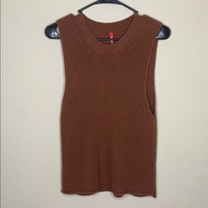 BOHO BURNT ORANGE HIPSTER TANK SIZE SMALL